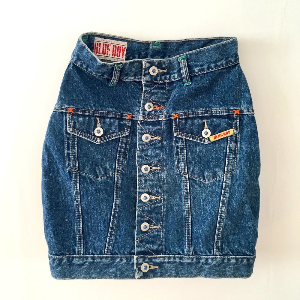 Blue Boy Denim Skirt